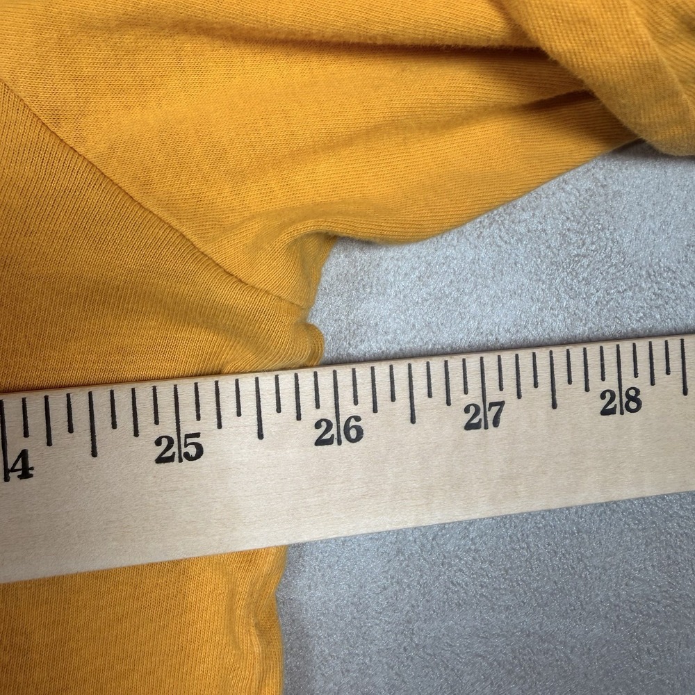 Polo Ralph Lauren T Shirt Men's Yellow Pony Logo Crewneck Cotton Tee Long Sleeve - Picture 12 of 13